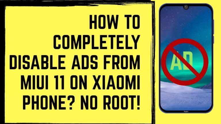 How to completely disable ads from MiUi 11 on Xiaomi Phone? No Root!
