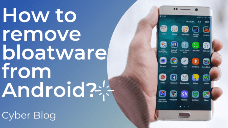 How to remove bloatware apps from android in 2023 ?
