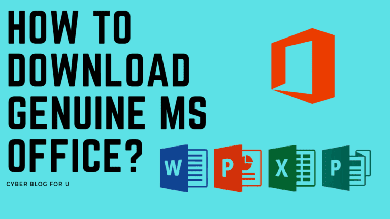 How to download genuine MS office 2023?