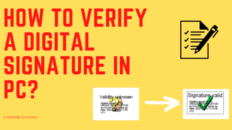 How to Verify the Digital Signatures in 4 Steps with Ease