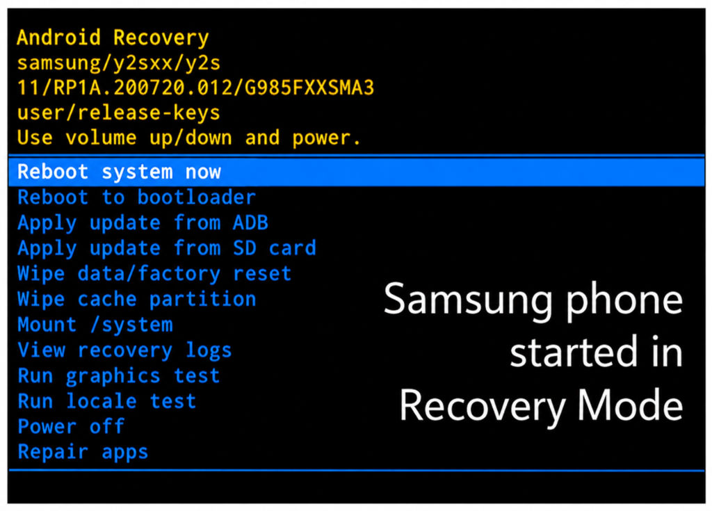 Samsung Recovery Mode
