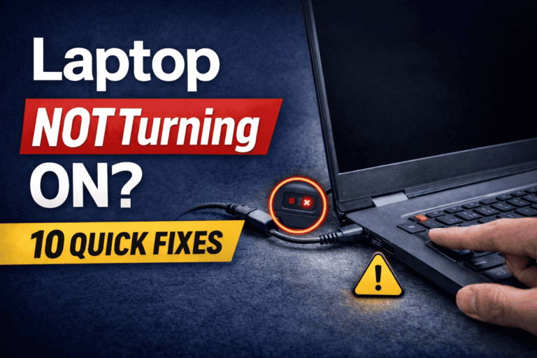 fix laptop not power on by