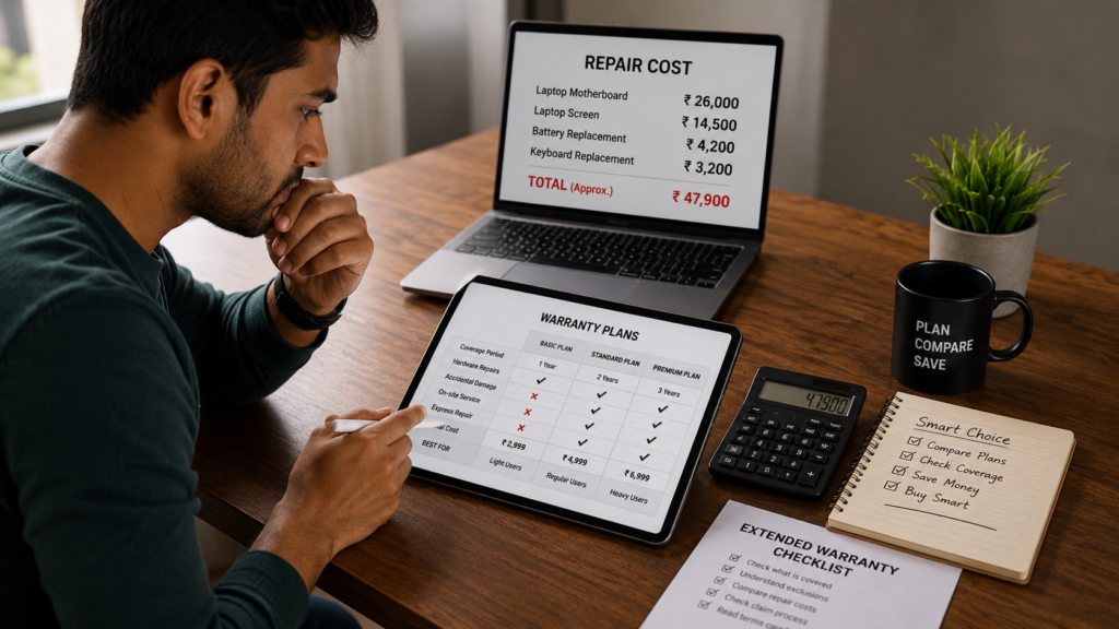 comparing warranty plans