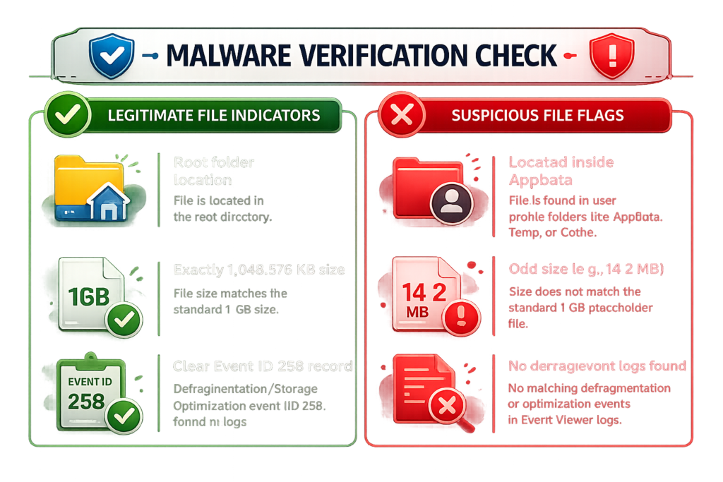Malware verification comparison infographic